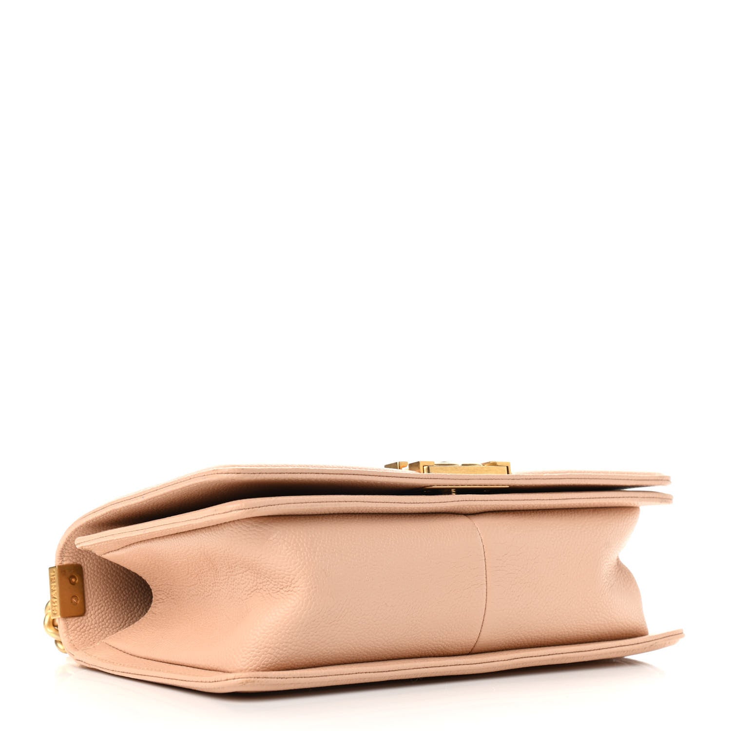 Chanel Caviar Quilted Medium Boy Flap Beige 4 of 9