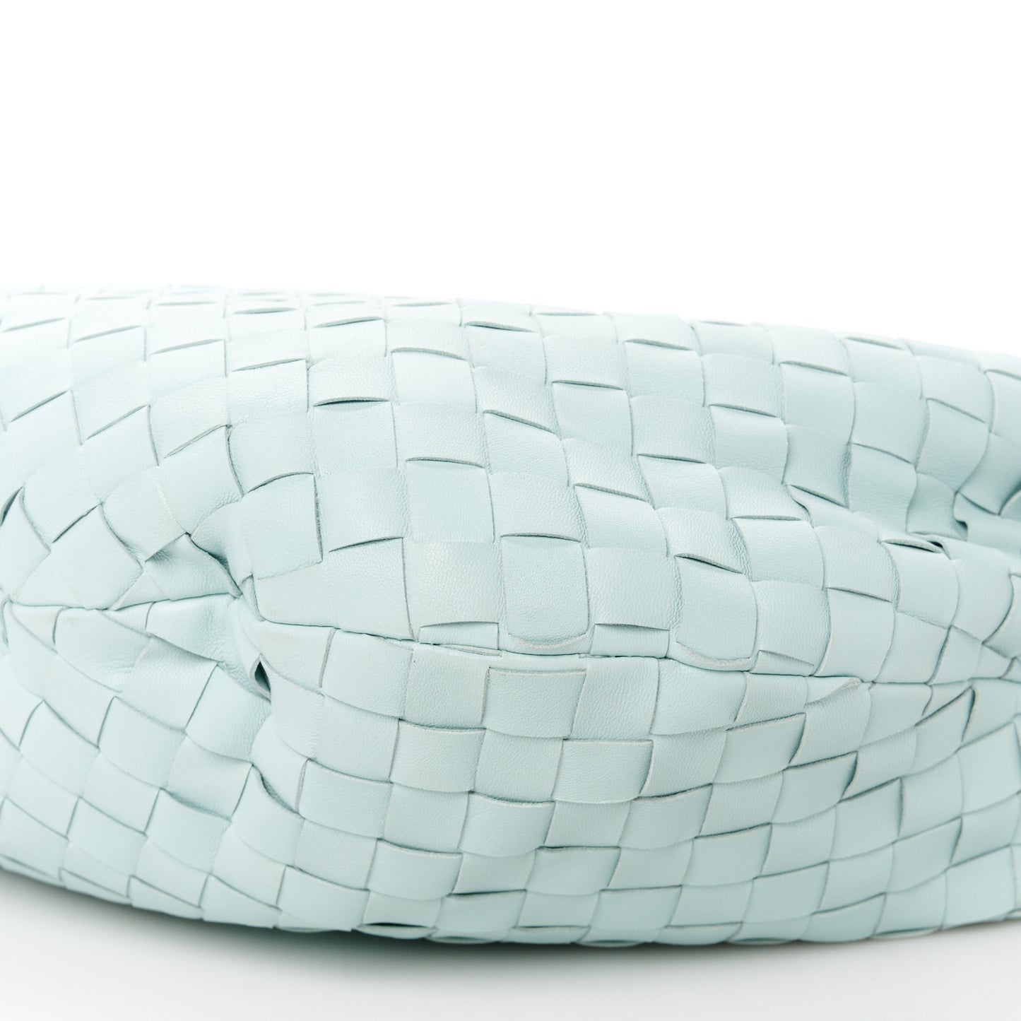 Nappa Intrecciato Teen Jodie Hobo Teal Washed