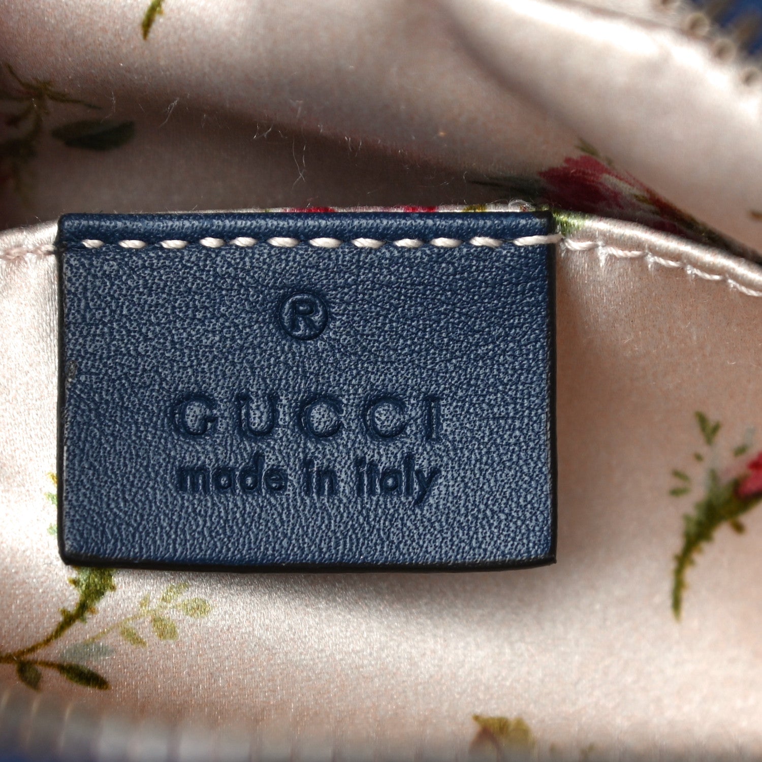 Gucci Denim Matelasse Mini Pearly GG Marmont Chain Shoulder Bag Blue 6 of 11