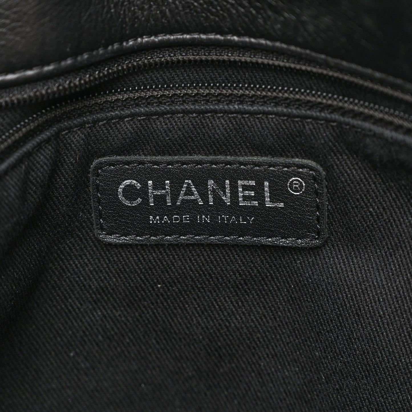 Calfskin Quilted Large In the Business Tote Black
