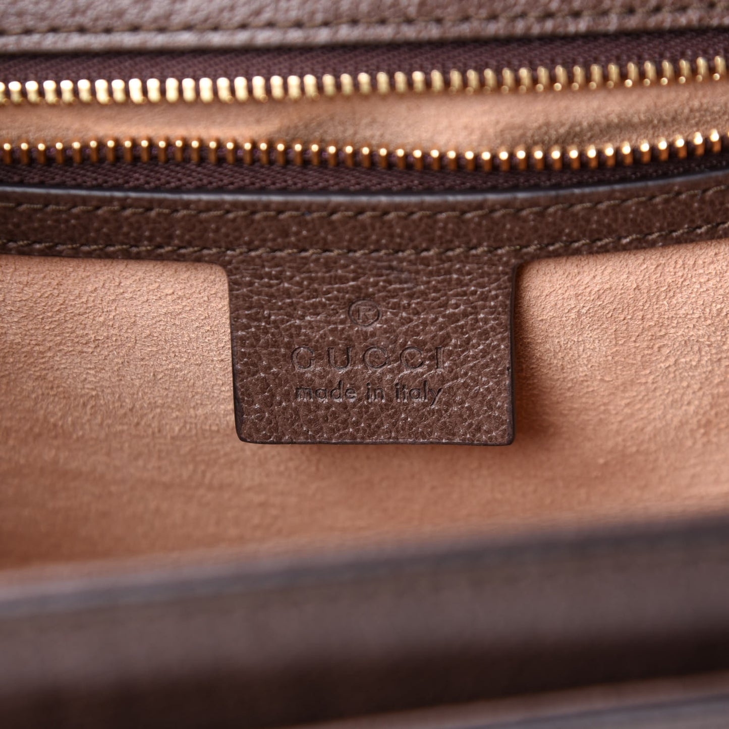 GG Supreme Monogram Web Small Ophidia Flap Messenger Bag Brown