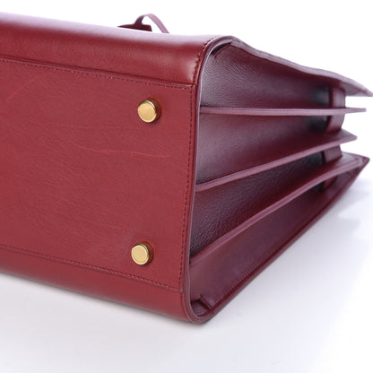 Saint Laurent Calfskin Small Sac De Jour Oxblood 12 of 12