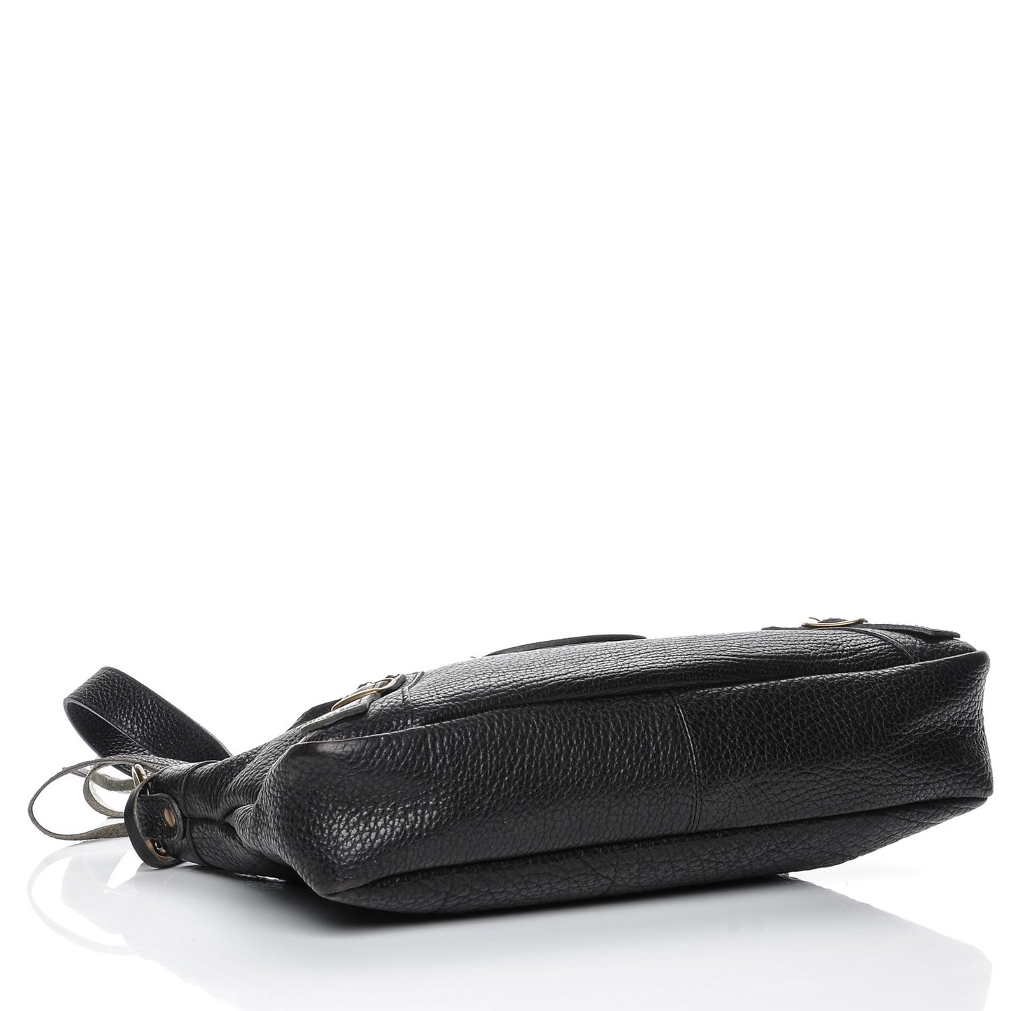 Pebbled Caribou Classic Hardware First Black
