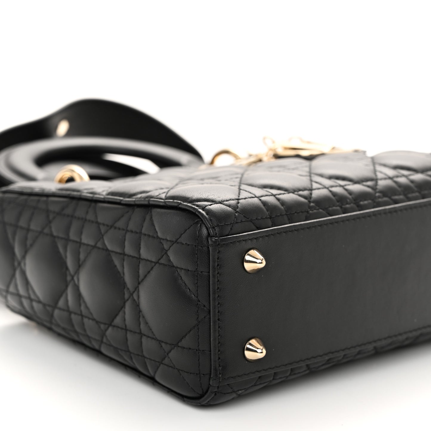 Lambskin Cannage Small My ABCDior Lady Dior Black
