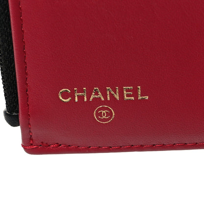 Chanel Goatskin Quilted Chanel 19 Small Flap Wallet Black 7 of 11