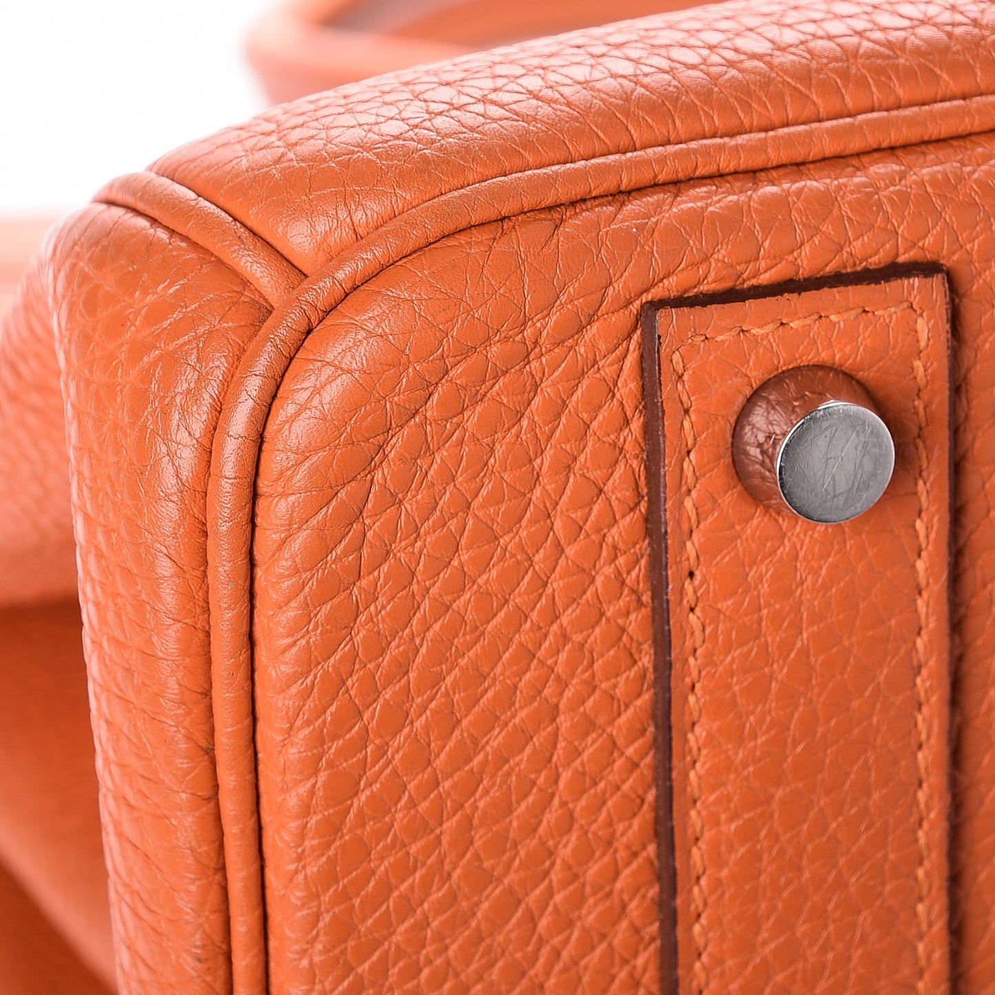 Taurillon Clemence Birkin 40 Orange