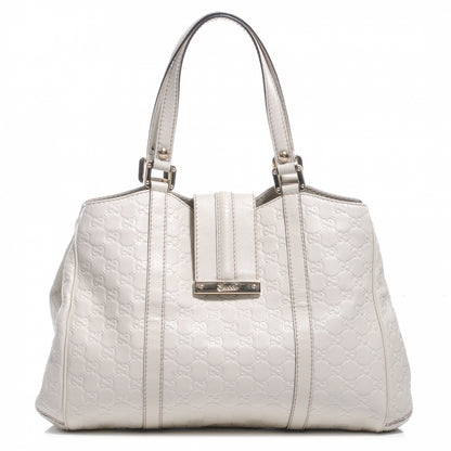 Gucci Guccissima New Ladies Web Large Hobo Off White 1 of 7