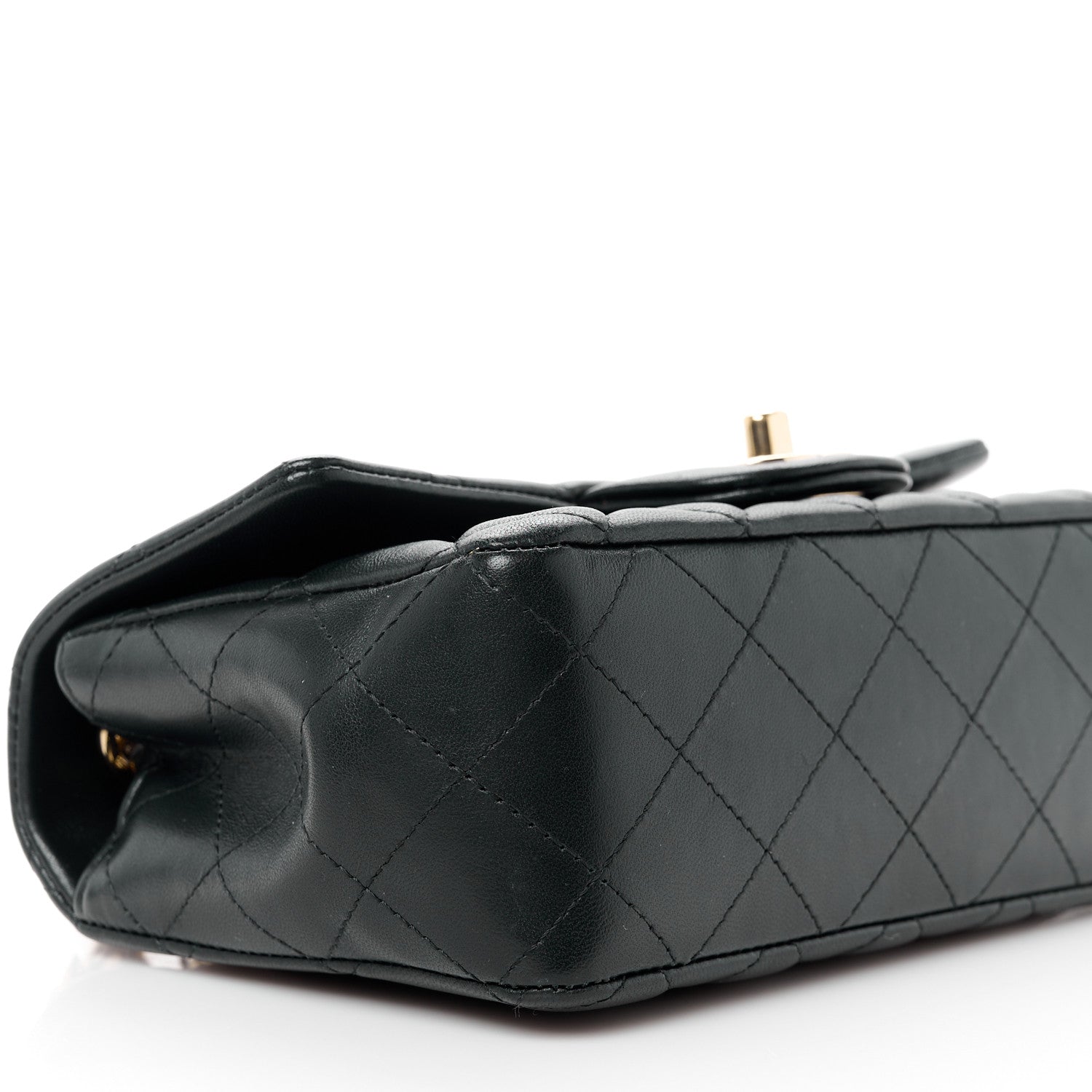 Chanel Lambskin Quilted Mini Coco Charms Rectangular Flap Black 10 of 11