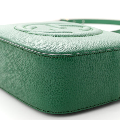 Gucci Pebbled Calfskin Small Soho Disco Bag Emerald Green 10 of 10