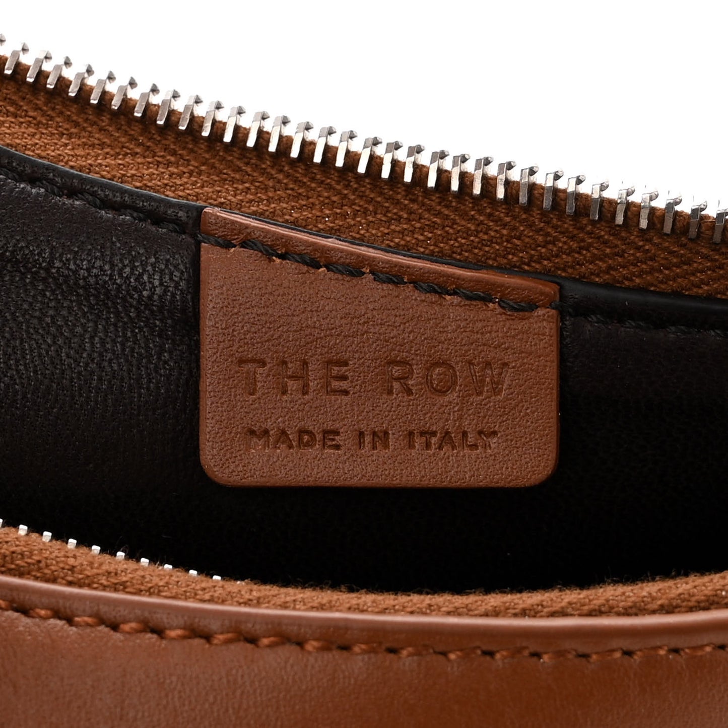 Smooth Calfskin Half Moon Shoulder Bag Chestnut