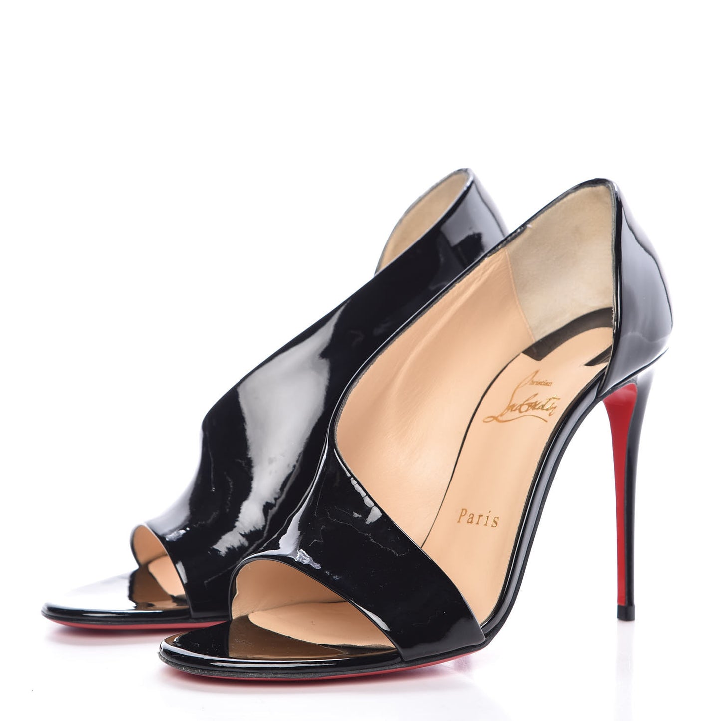 Patent Phoebe Asymmetric 100 Pumps 38.5 Black