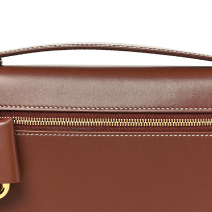 Loro Piana Smooth Calfskin Extra Clutch L29 Burnt Tan 8 of 10