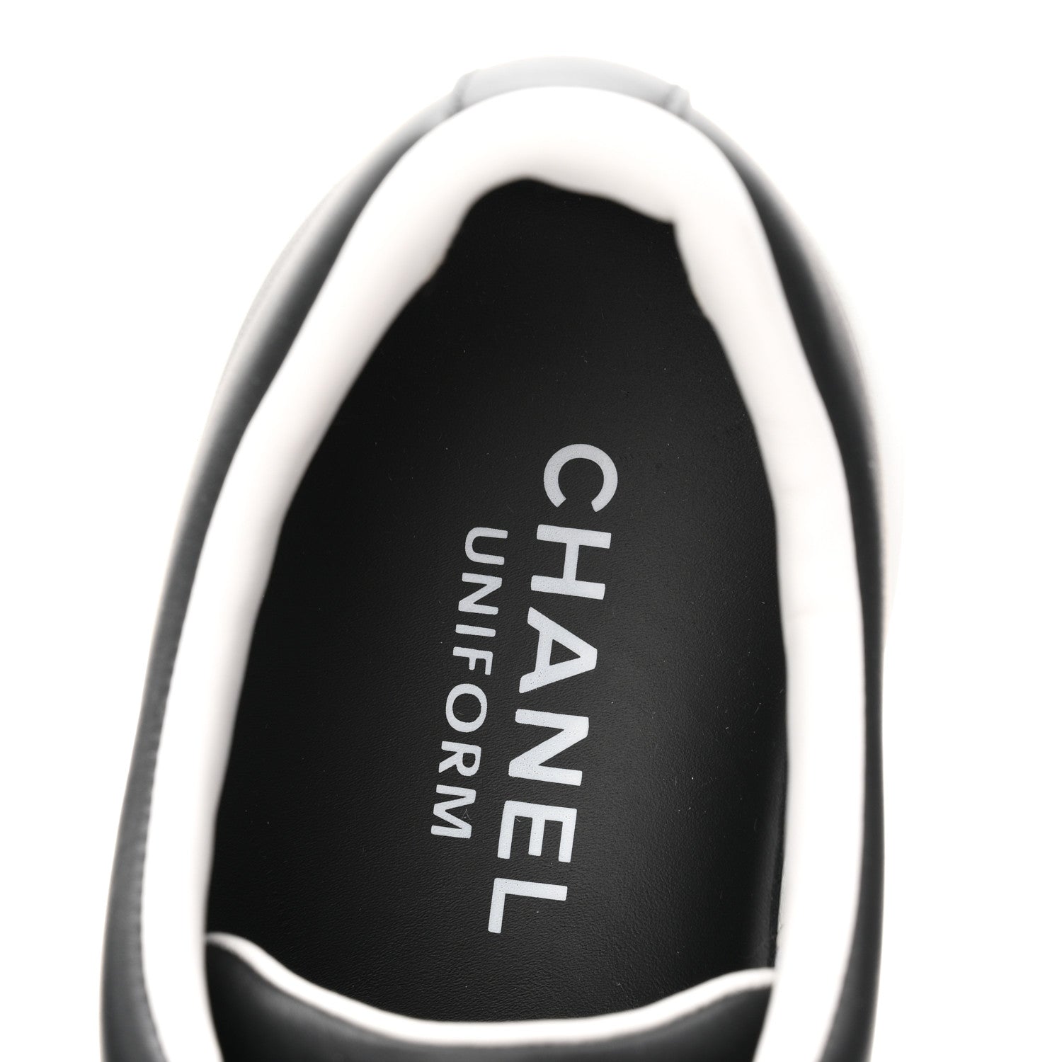 Chanel Calfskin CC Womens Sneakers 40 Black 8 of 9