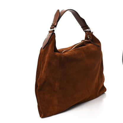Jimmy Choo Suede Ana Hobo Bag Tan 3 of 9