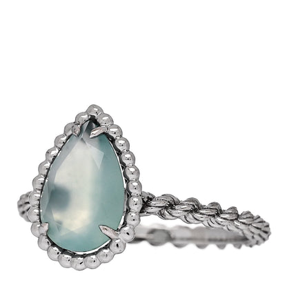 Boucheron 18K White Gold Aquaprase Small Serpent Boheme Ring 51 5.75 3 of 6