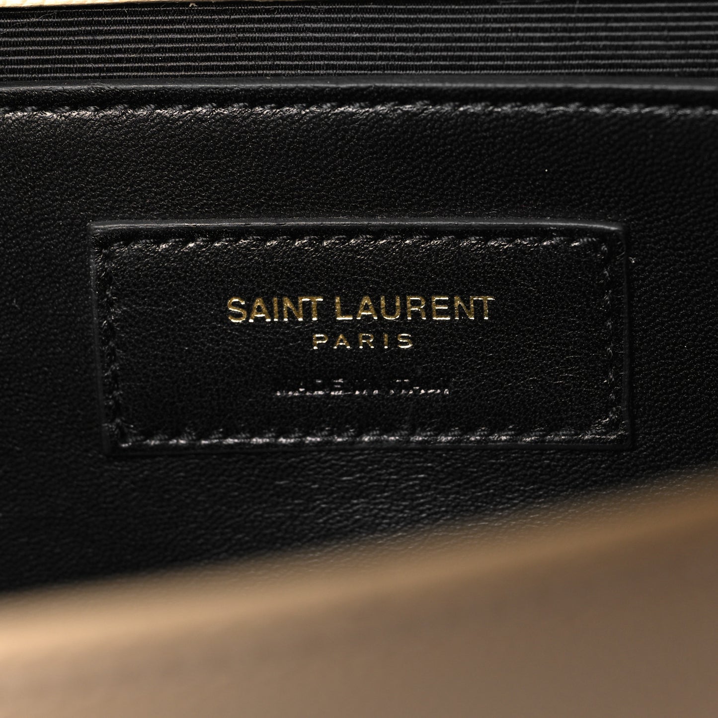 Grain De Poudre Classic Monogram Cassandre Clutch Nude Powder