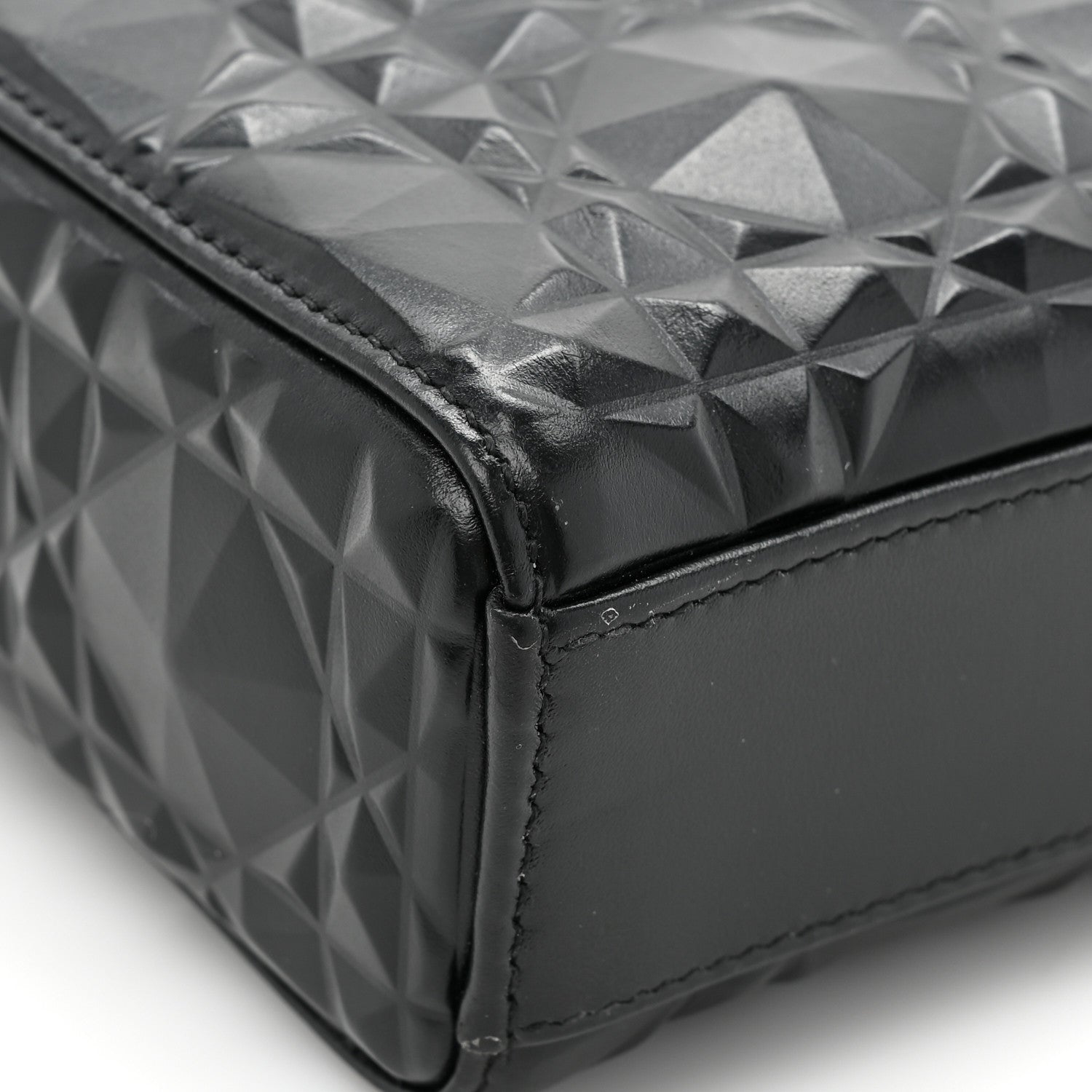 Christian Dior Calfskin Cannage Diamond Medium Lady D-Joy Black 12 of 14