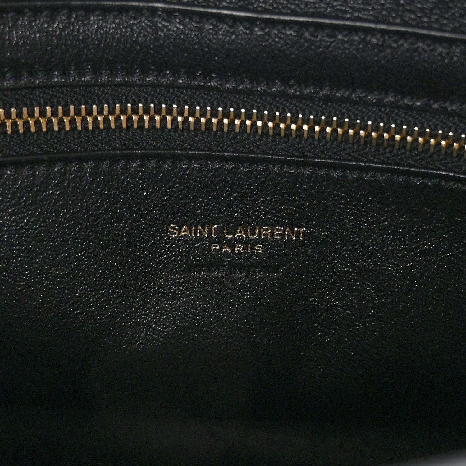 Saint Laurent Calfskin Monogram Baby Cabas Black 6 of 8