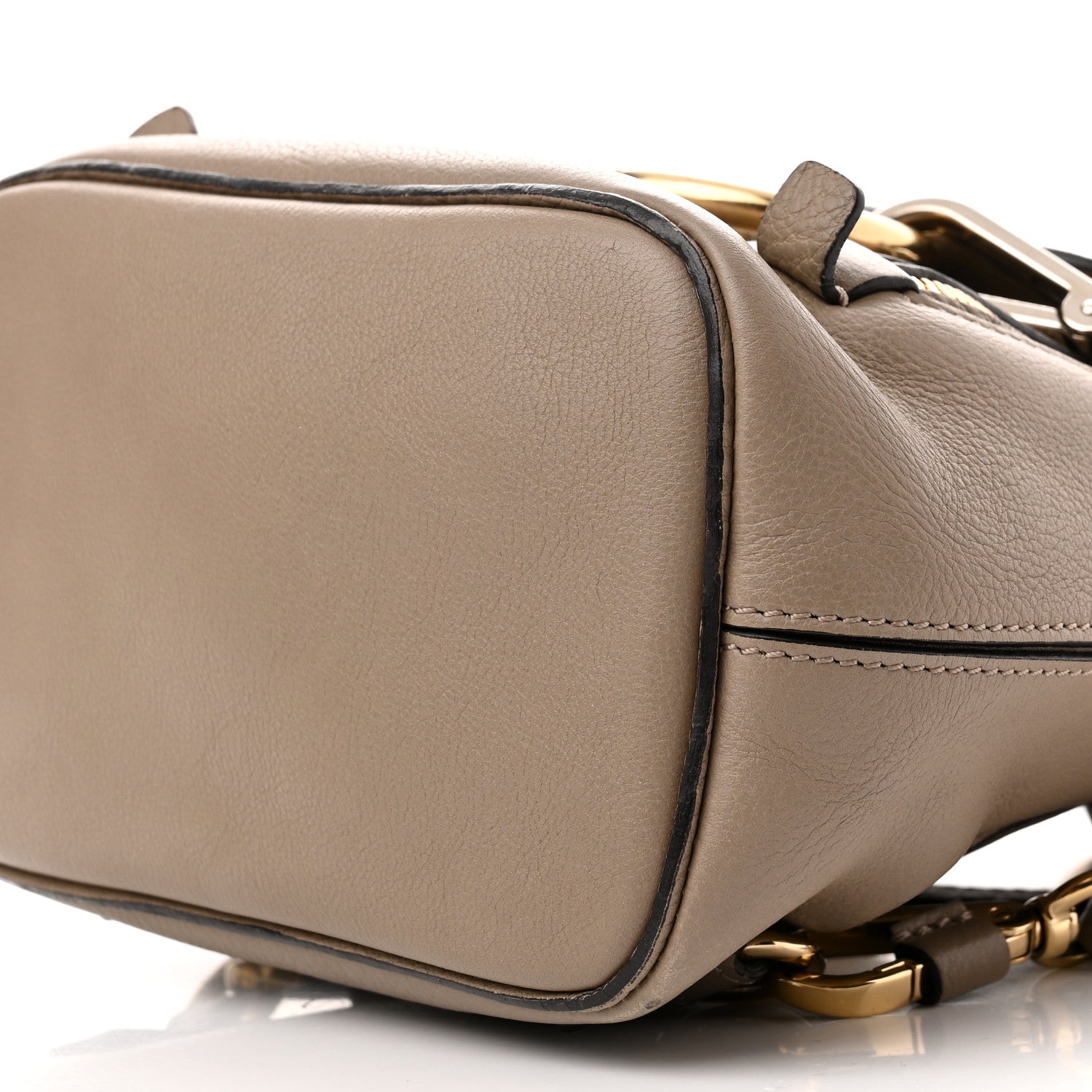 Chloe Suede Calfskin Mini Faye Backpack Motty Grey 10 of 16