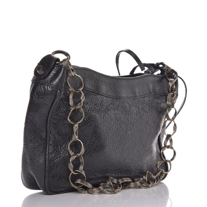 Balenciaga Agneau Classic Hardware Shoulder Shape Black 3 of 8