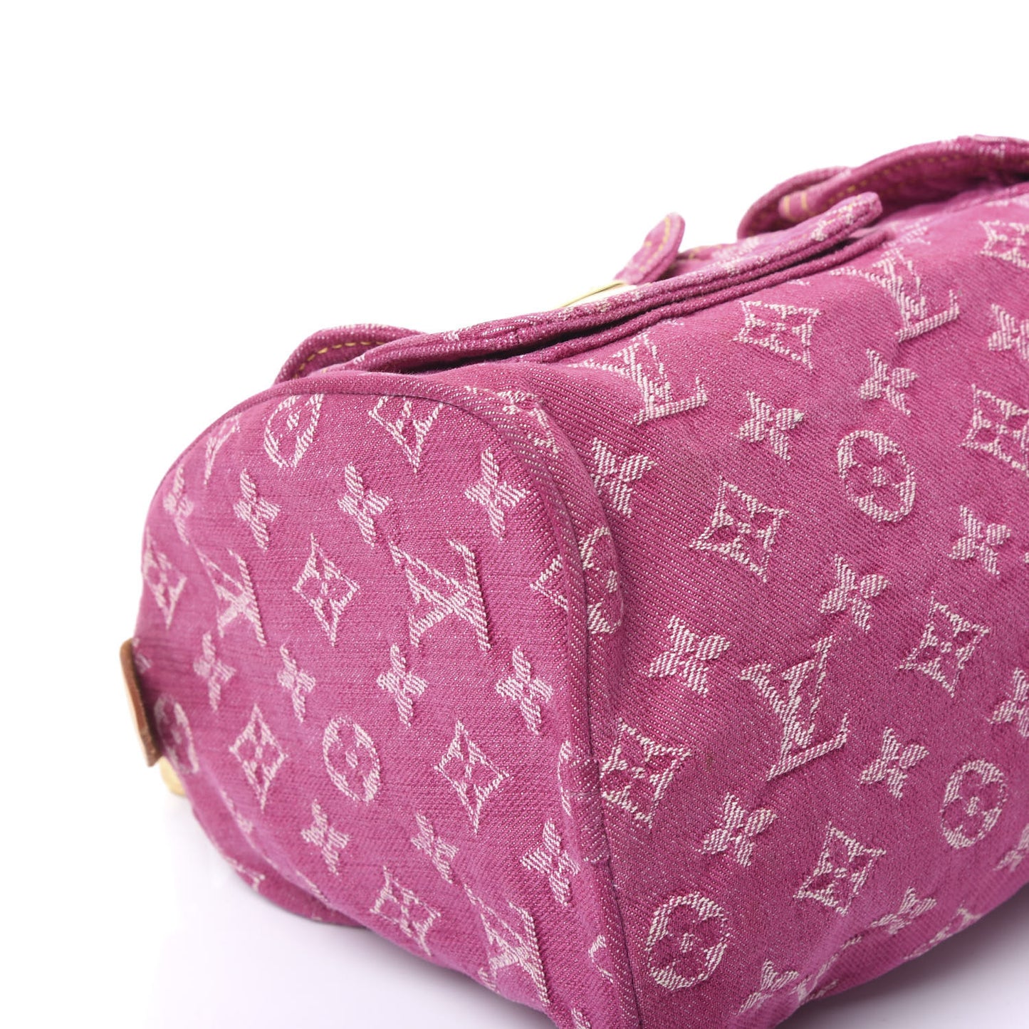Monogram Denim Neo Speedy Fuchsia