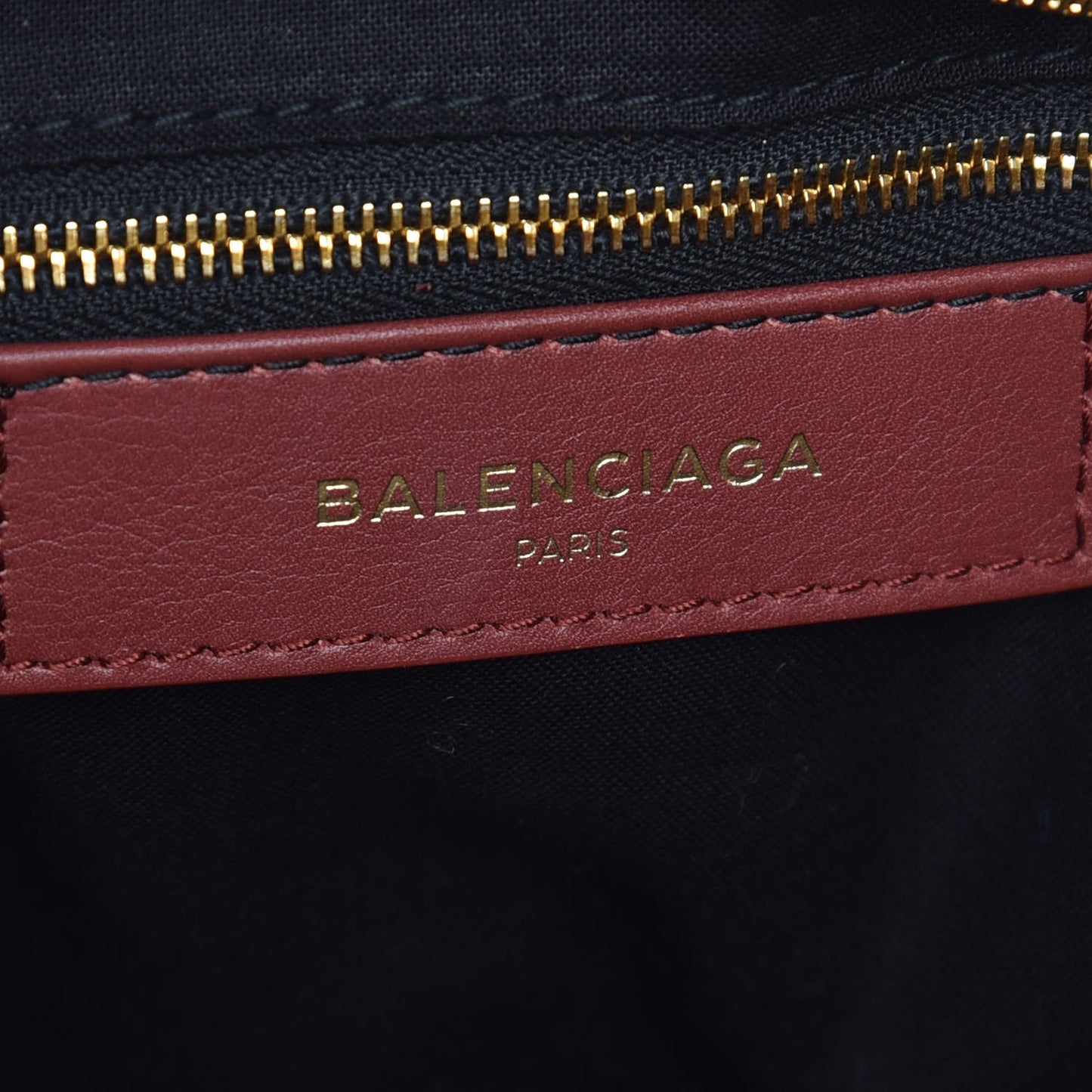 Baby Daim Suede Gold Metallic Edge Hardware City Bois De Rose Fonce