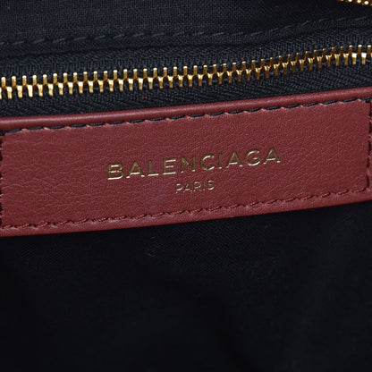 Balenciaga Baby Daim Suede Gold Metallic Edge Hardware City Bois De Rose Fonce 9 of 10