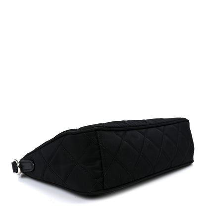 Prada Nylon Tessuto Impuntu Quilted Crossbody Bag Black 4 of 11