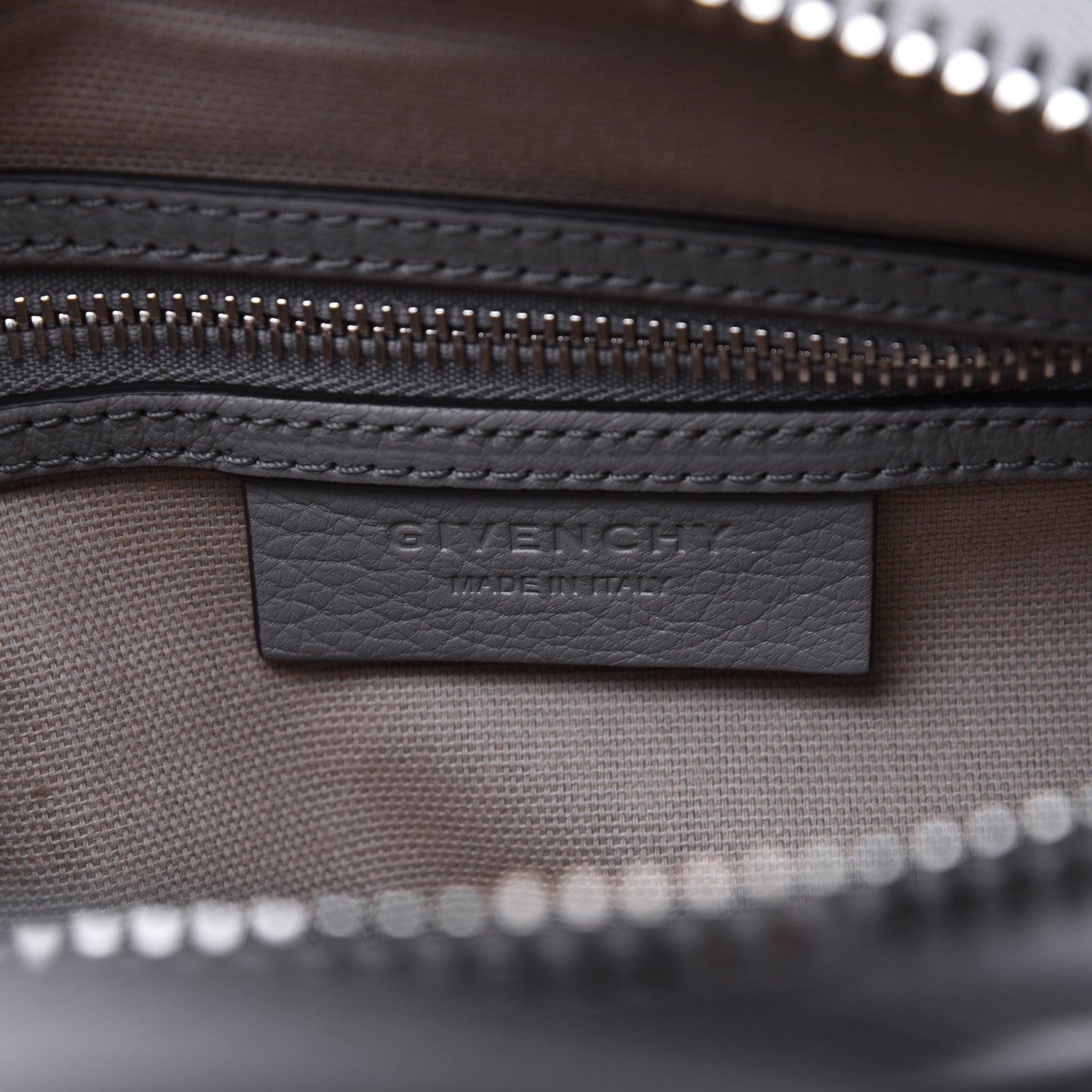Givenchy Sugar Goatskin Mini Antigona Pearl Grey 8 of 23