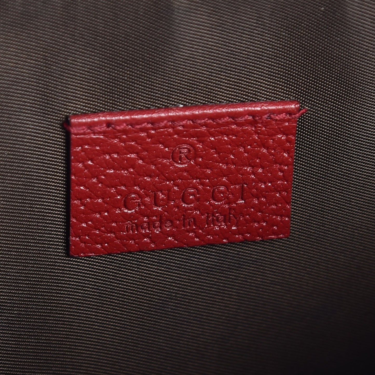 GG Supreme Monogram Tian Large Zip Pouch Beige Multicolor Red