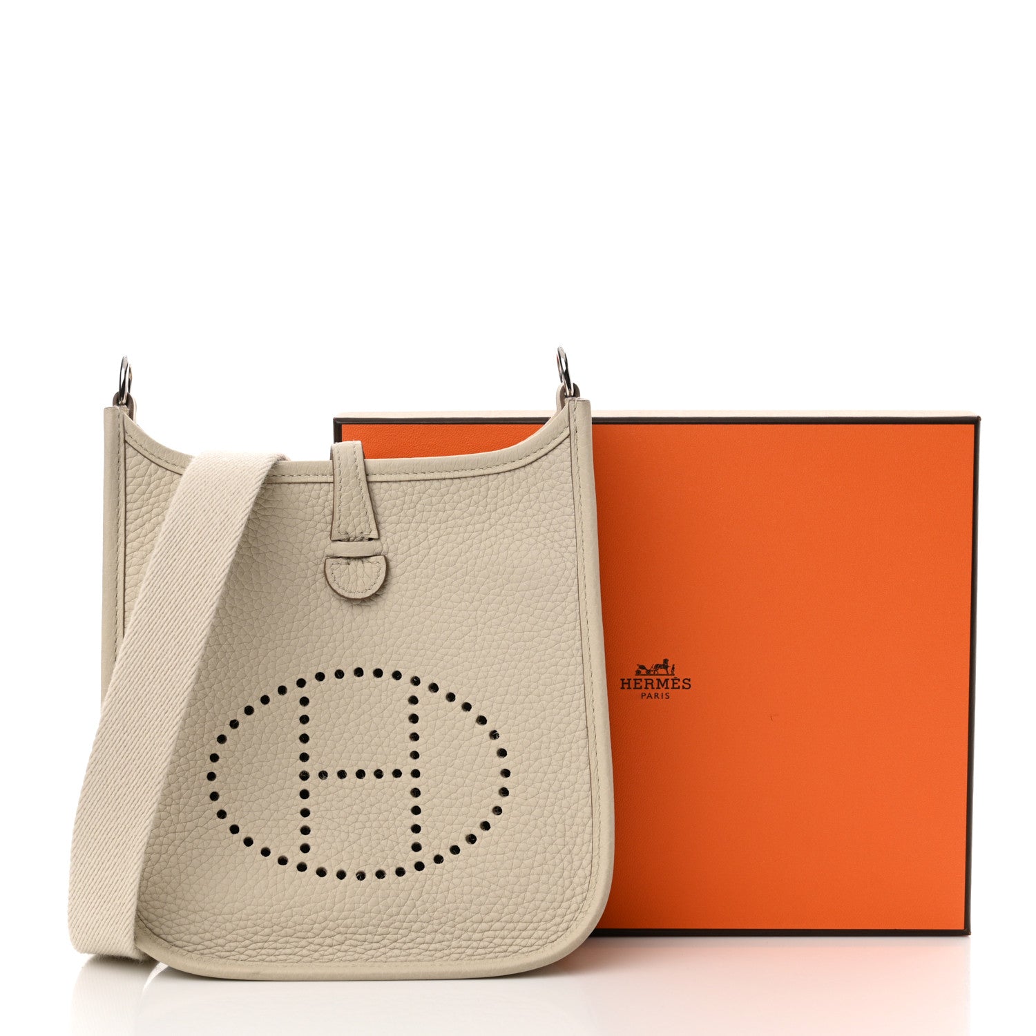 Hermes Taurillon Clemence Amazone Evelyne TPM Beton 11 of 11