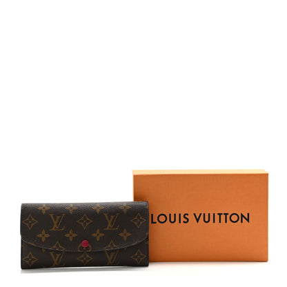 Louis Vuitton Monogram Emilie Wallet Fuchsia 10 of 10