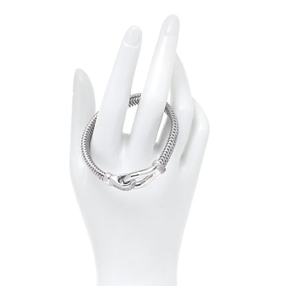 Roberto Coin 18K White Gold Diamond Primavera Buckle Bracelet 4 of 8
