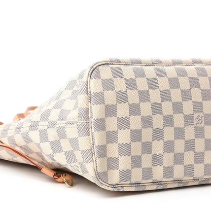 Louis Vuitton Damier Azur Neo Neverfull MM Rose Ballerine 6 of 12