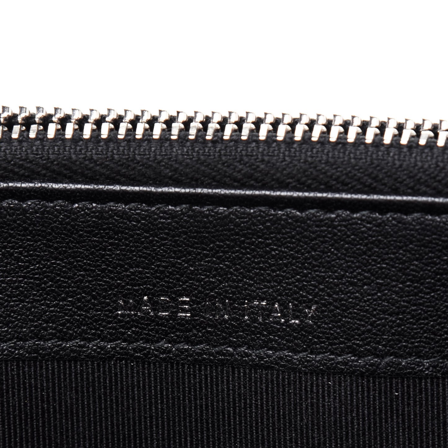 Goatskin Quilted CC Box Clutch With Chain Black