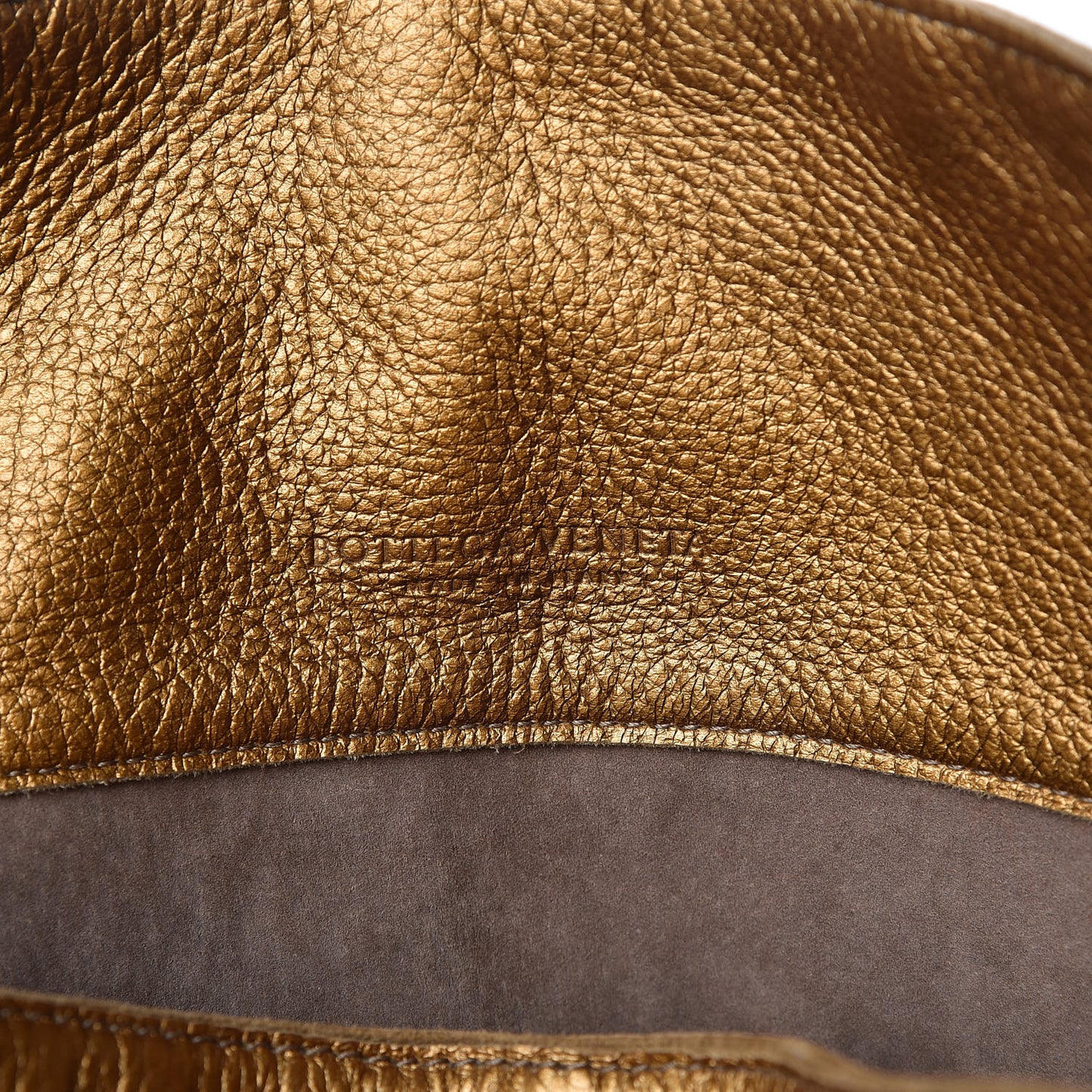 Cervo Intrecciato Shoulder Bag New Bronze