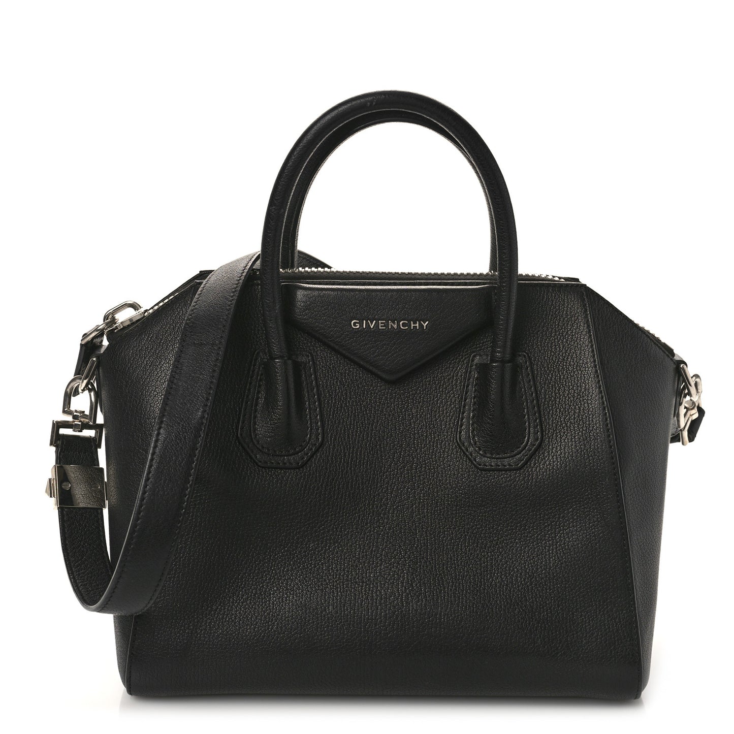 Sugar Goatskin Small Antigona Black