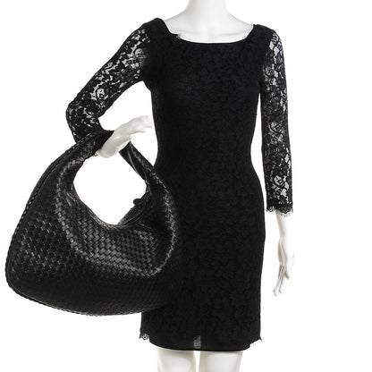 Bottega Veneta Nappa Intrecciato Large Veneta Hobo Nero Black 2 of 9