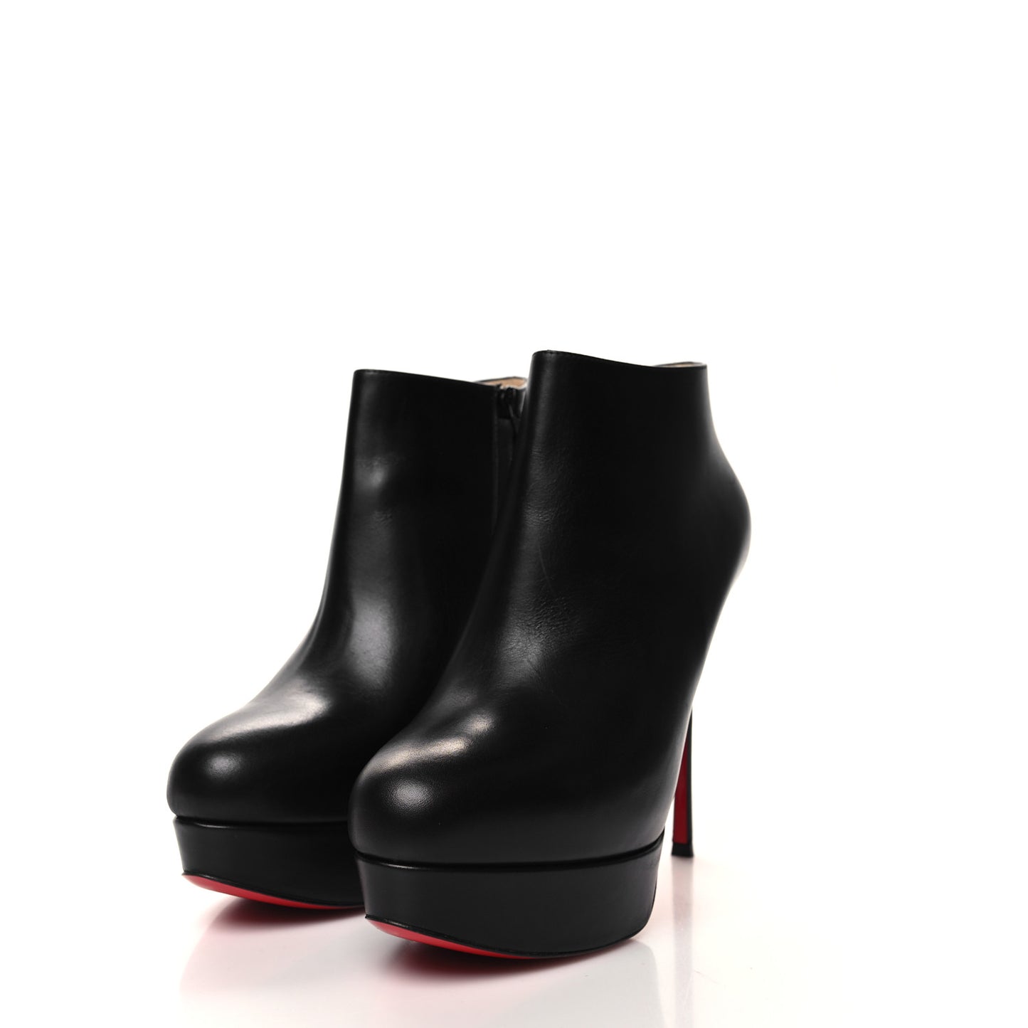 Calfskin Dirdibootie 130 Ankle Booties 39 Black