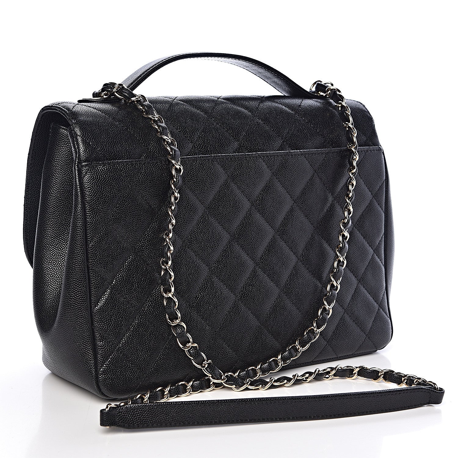 Chanel Caviar Quilted Large Business Affinity Flap Black 3 of 10