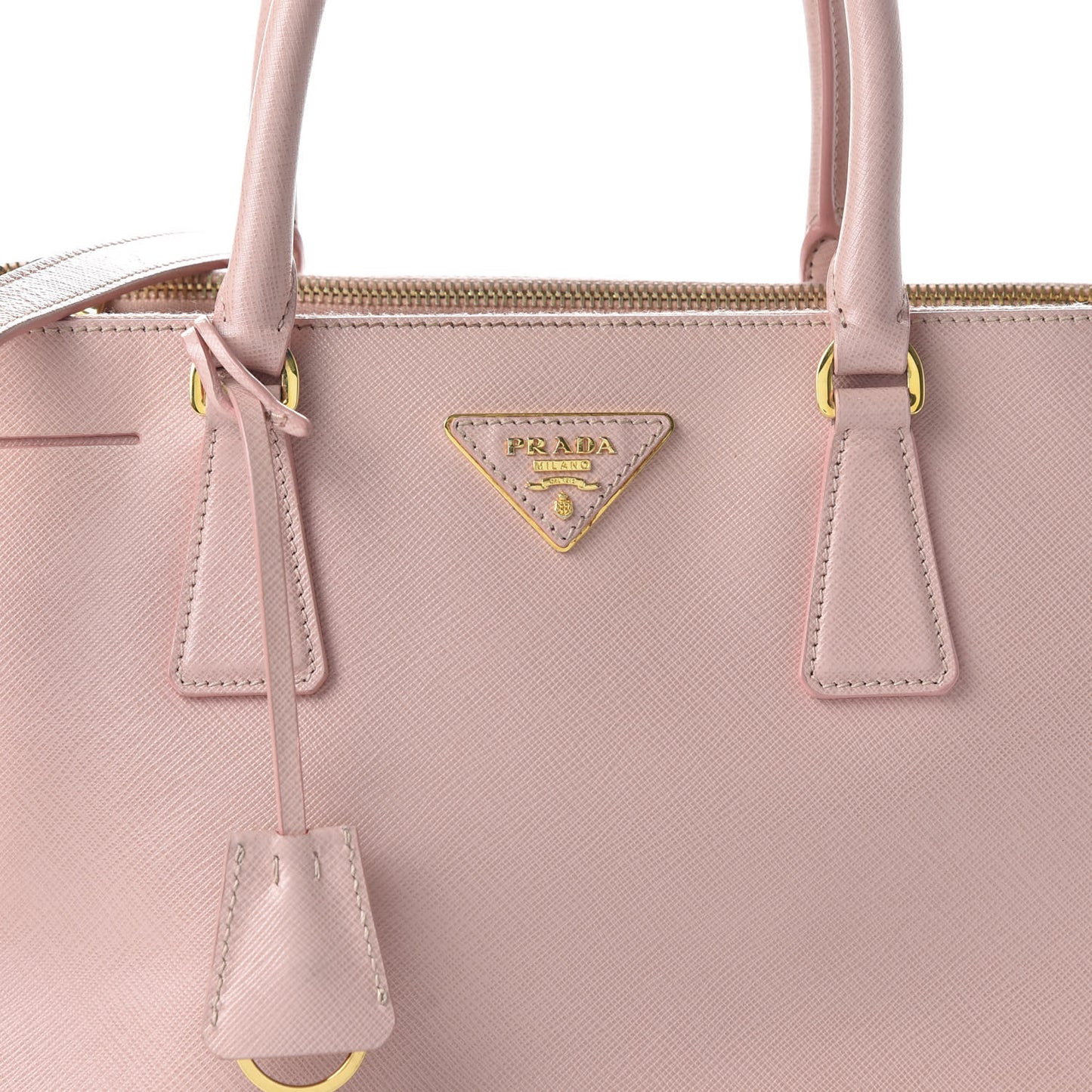 Saffiano Small Galleria Double Zip Tote Orchidea