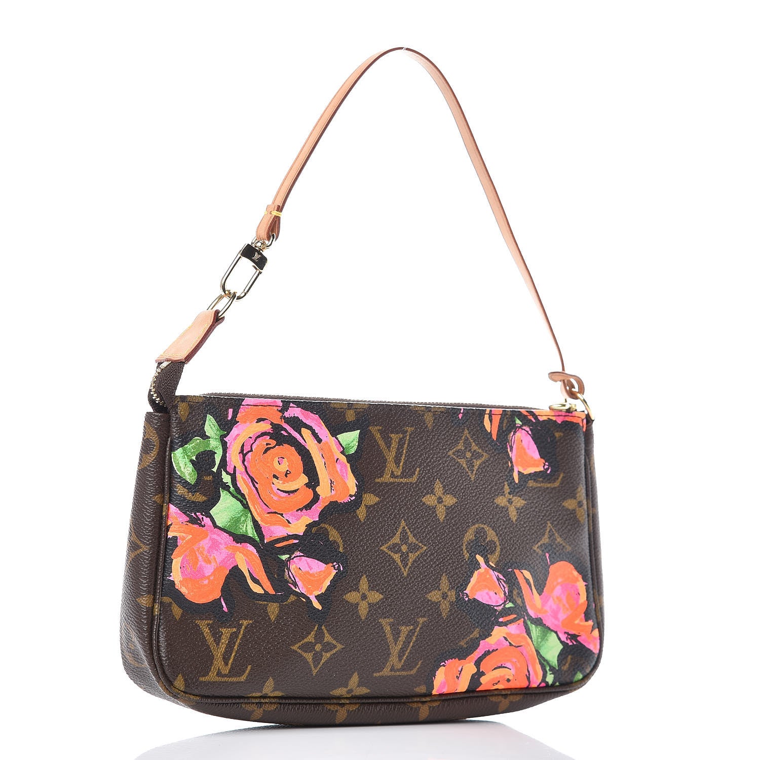 Louis Vuitton Monogram Roses Pochette Accessories 3 of 9
