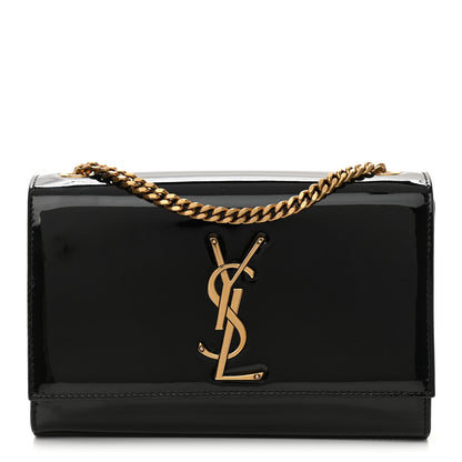 Saint Laurent Patent Small Monogram Kate Satchel Black 1 of 11
