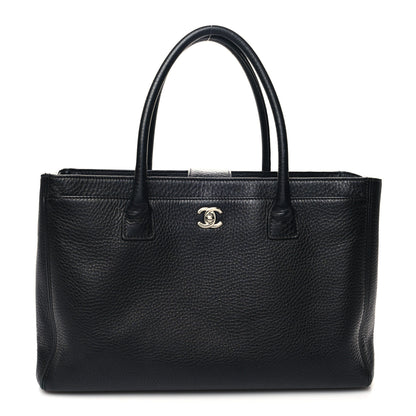 Chanel Calfskin Cerf Executive Shopper Tote Black 1 of 14