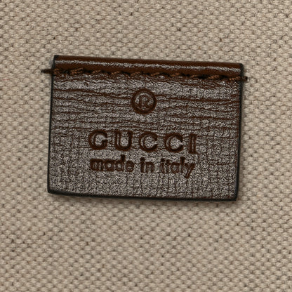 Gucci GG Supreme Monogram Fake/Not Large Retro Interlocking G Tote Bag Beige Brown Sugar 6 of 11