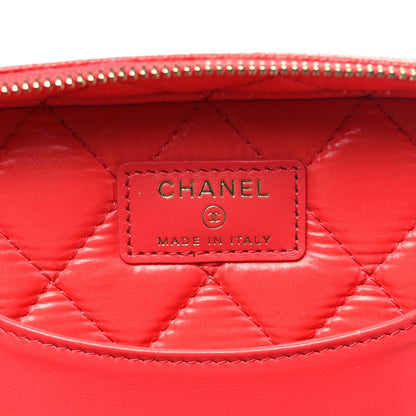 Chanel Caviar Quilted Large Vanity Pouch Red 7 of 12