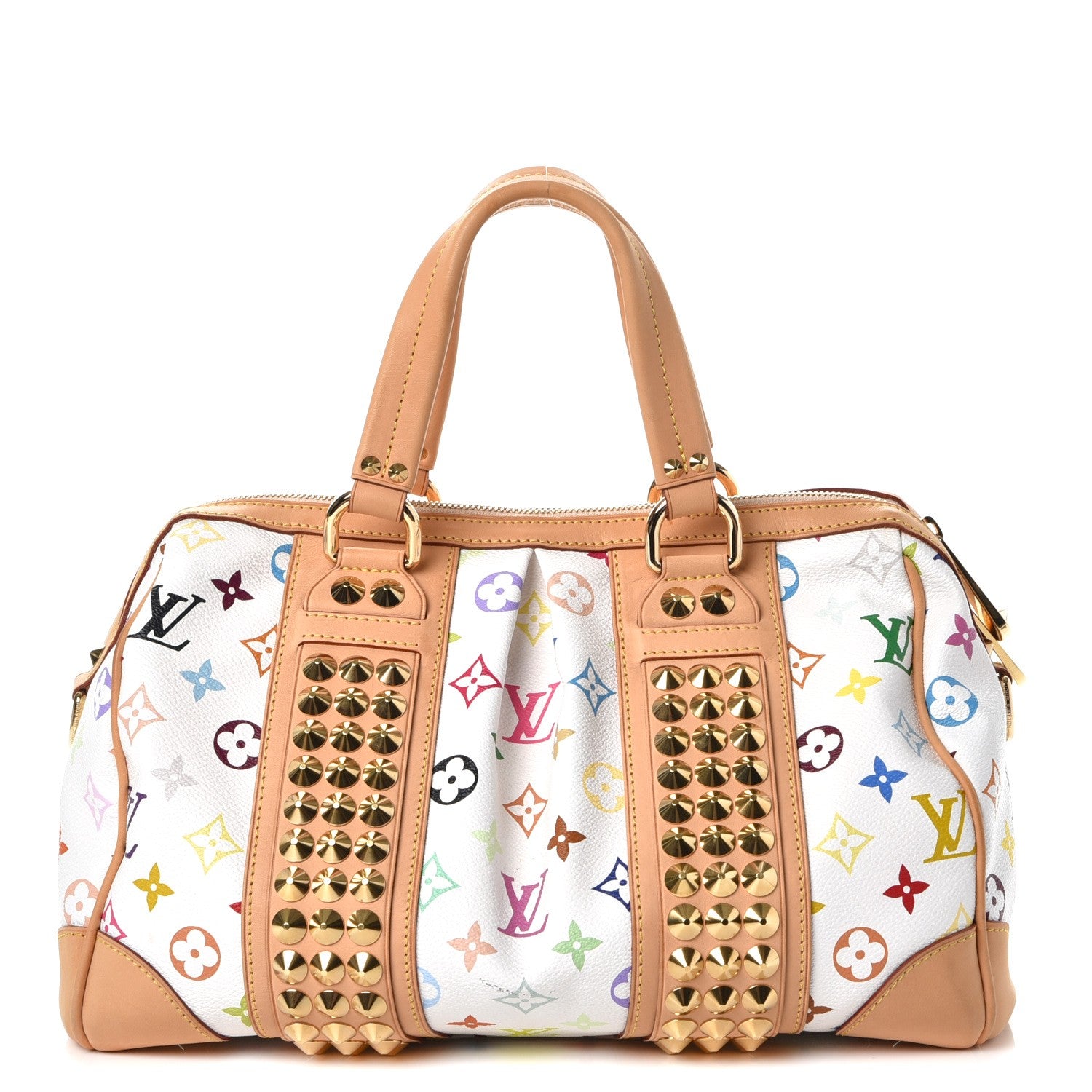 Louis Vuitton Monogram Multicolor Courtney MM White 1 of 8