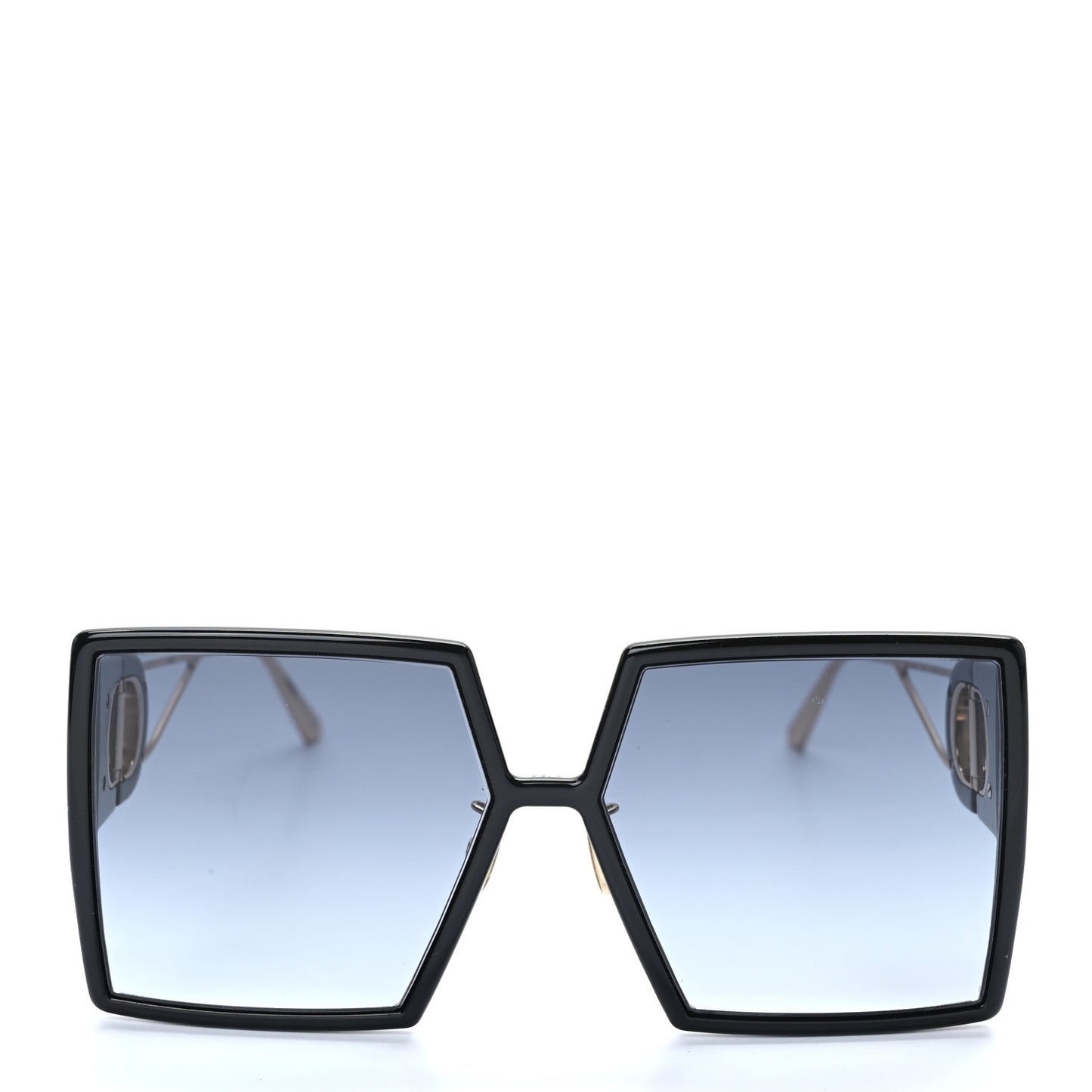 Square 30 Montaigne Sunglasses Black