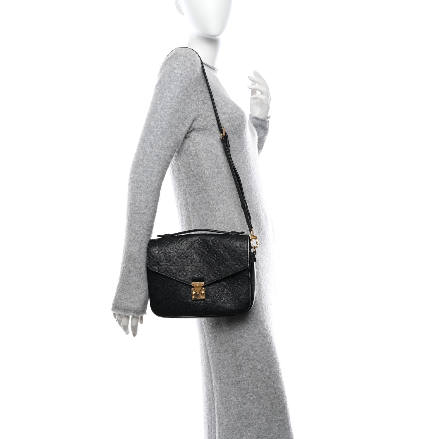 Louis Vuitton Empreinte Pochette Metis Black 2 of 11