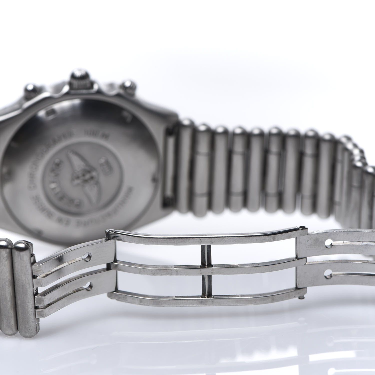 Breitling Stainless Steel 39mm Chronomat Bullet Link Automatic Watch Beige A13048 5 of 7